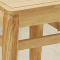 Easylife XSD020104 340*340*440mm 实木方凳