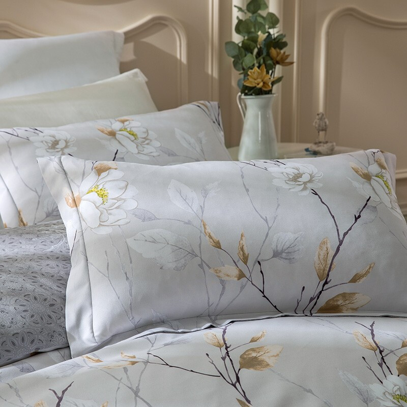 罗莱家纺luolailovo素银梅香四件套200230cm