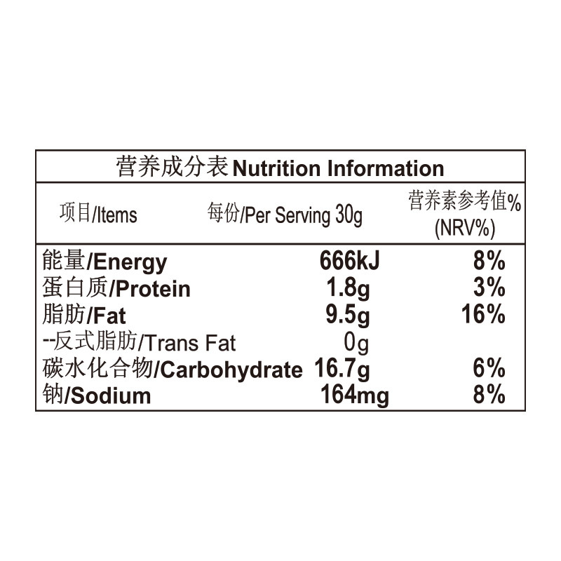 上好佳 田园薯片优惠装 5连包 膨化食品 80g