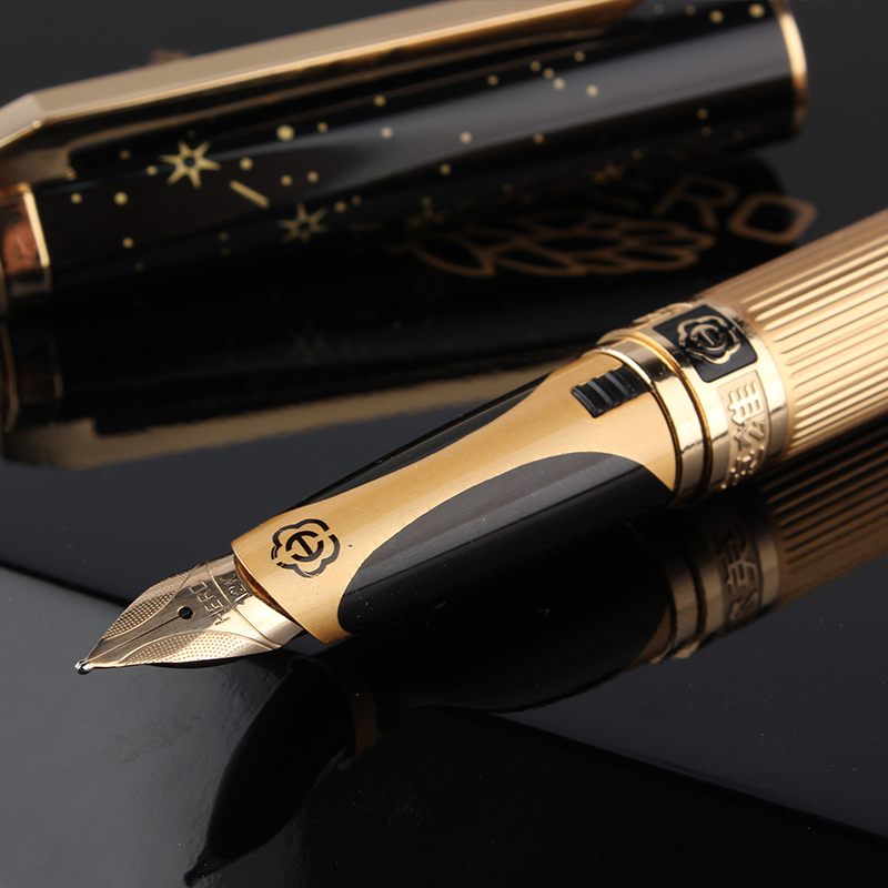 英雄hero钢笔1085金笔尖12k商务办公礼物送礼盒套装男士生日礼物送