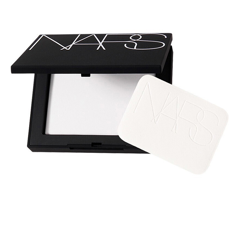 nars纳斯裸光蜜粉饼10g哑光控油定妆持久遮瑕提亮大白饼粉扑
