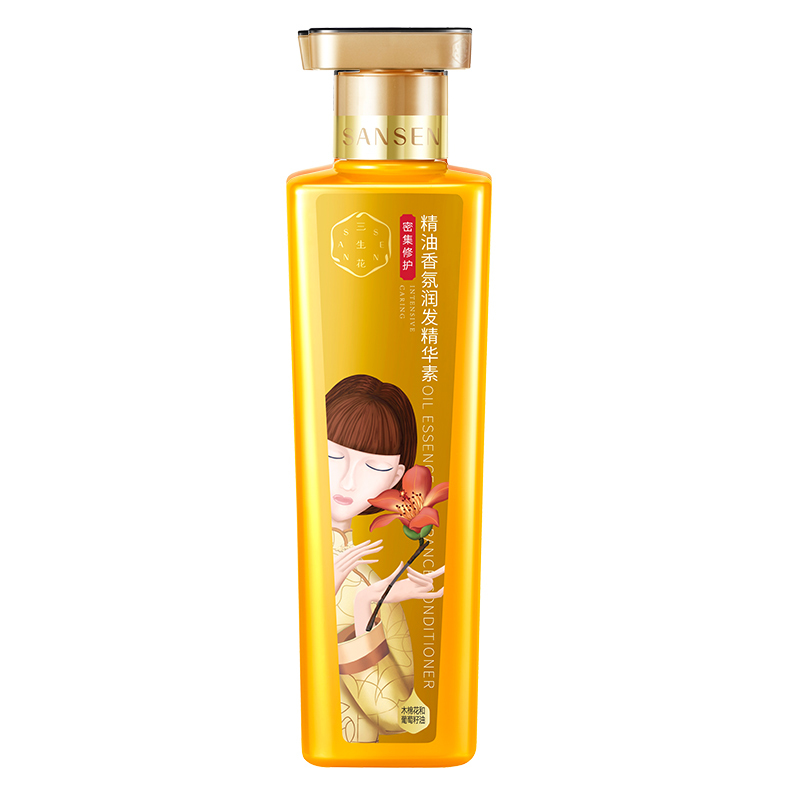 百雀羚三生花水润顺滑500ml+护发素500ml