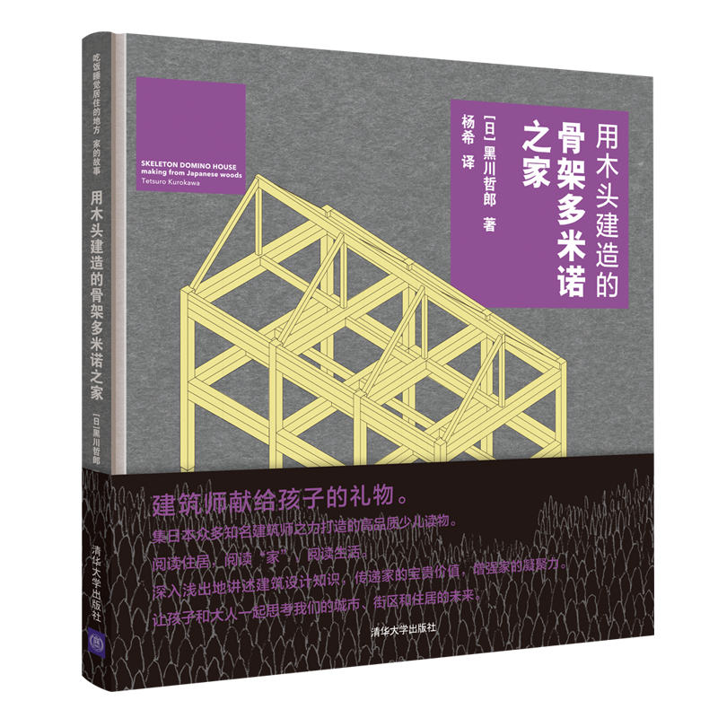 [正版]用木头建造的骨架多米诺之家(精) (日)黑川哲郎著 有限公司 少儿读物 书店图书籍高清大图