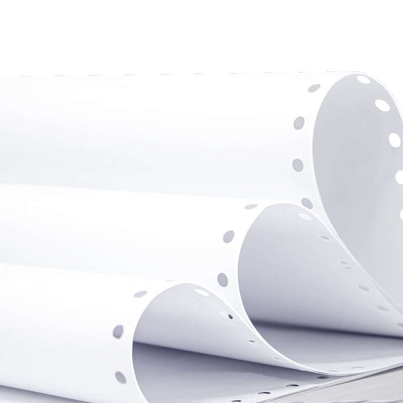 旗胜 电脑打印纸 210*297mm 2/4 二联四等分 箱高清大图