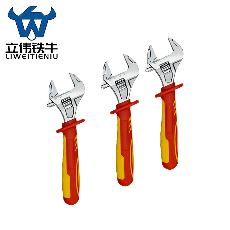 立伟铁牛绝耐高温活扳手10寸250mm/把高清大图