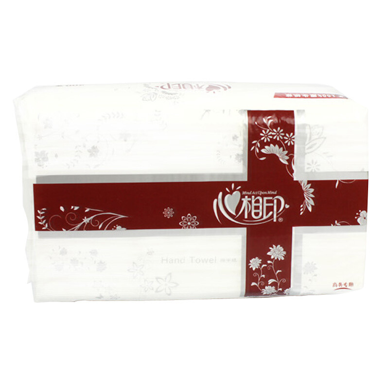 心相印(Mind Act Upon Mind) CS005擦手纸抽取式纸巾200抽酒店商用抹手纸 20包/箱