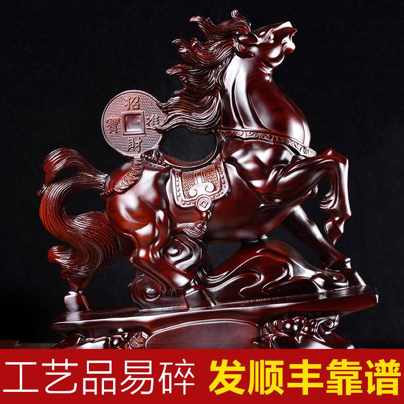 美帮汇马上发财马摆件送领导商务礼品 办公室工艺品高清大图