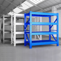仓储货架置物架展示架仓库储物架500KG/层蓝色主架2000*2000*600