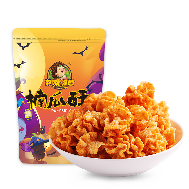 刺猬阿甘 楠瓜酥 膨化食品办公休闲零食 75g*1袋