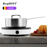 贝高福(Berghoff)锅具 RON系列 2L奶锅 五层复合钢 18cm (BH0102801)熬汤小火锅家用双耳煮锅