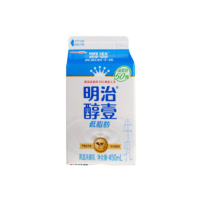 明治醇壹低脂牛乳450ml