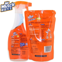 威猛先生(Mr Muscle)厨房重油去污净875gx4组家用组合套装厨房除油强力去油污