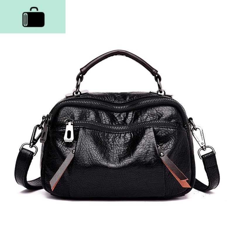 软皮包包女2020新款潮夏季时尚休闲简约百搭斜挎小包女士单肩手提NEW LAKE女士单肩包图片