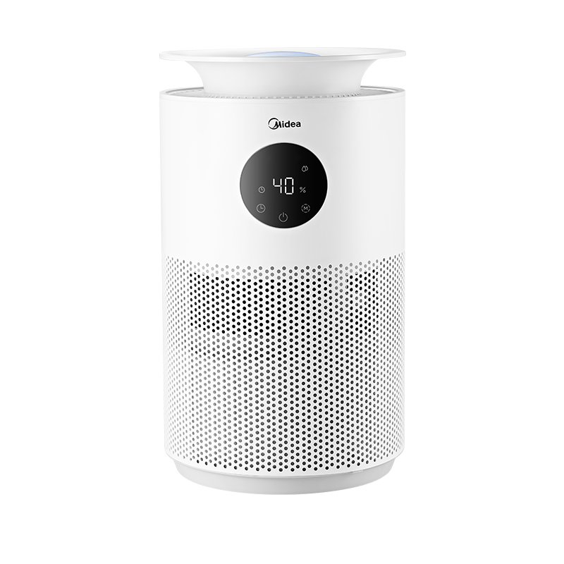 美的(Midea)【AI智能语音】无雾空气加湿器抗菌家用卧室落地小型空调取暖雾化器 SZY-W40S