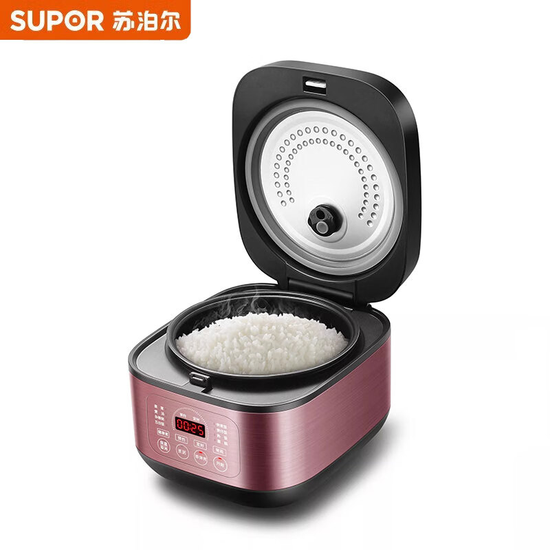 苏泊尔(SUPOR)电饭煲电饭锅4L大容量饭煲煮饭煮粥锅3-4-6人使用多功能智能预约家用电饭锅 SF40FC396高清大图