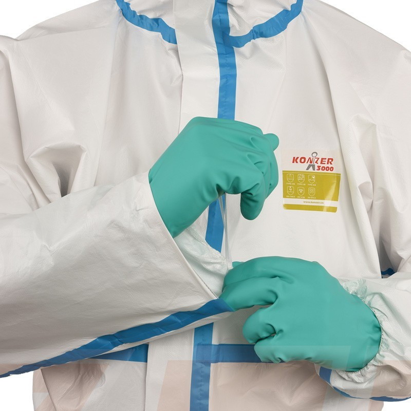 坤泽尔K3000一次性无纺布防护服工业防化服加厚50件/1箱L-XXXL