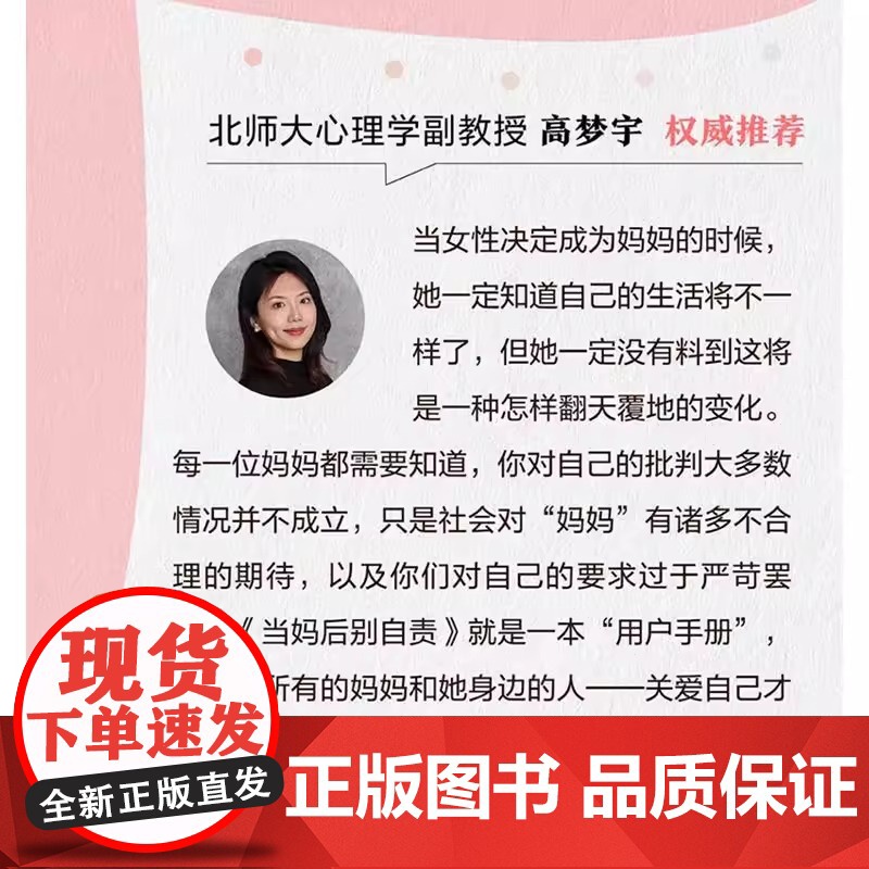当妈后别自责 米歇尔·柳西 (德)心理健康 孕产育儿 女性话题 关注产后抑郁 不再崩溃的55种破局思维 消化负面情绪减少高清大图