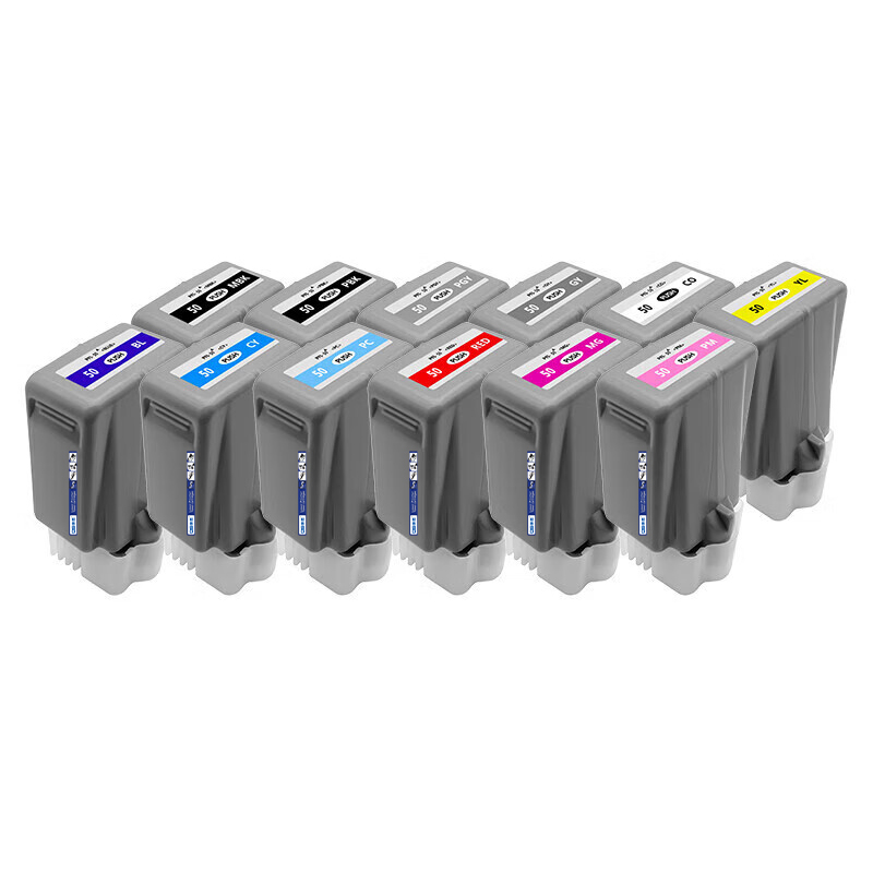 旗胜 墨盒适用佳能PFI-50彩色 PRO500 套高清大图