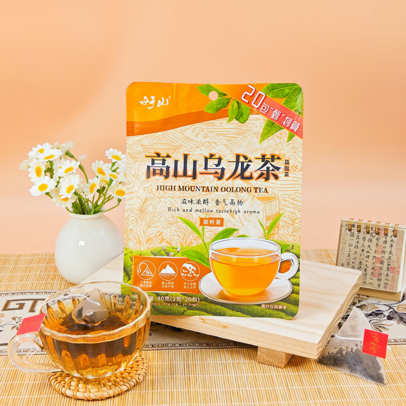 知福高山乌龙茶袋泡茶独立三角包方便携带好山高山乌龙茶高清大图