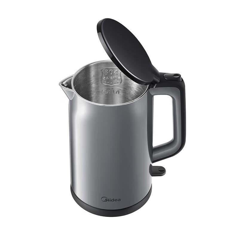 美的(Midea) 1.7L大容量电热水壶 MK-MS1732 灰色图片