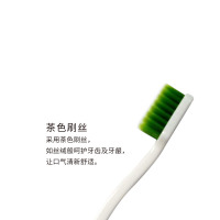 尚口清多鱼茶色丝牙刷3支装