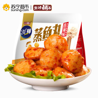 盐津铺子 休闲零食 湖南特产小吃办公室零食辣条蒸鱼丸香辣味 180g
