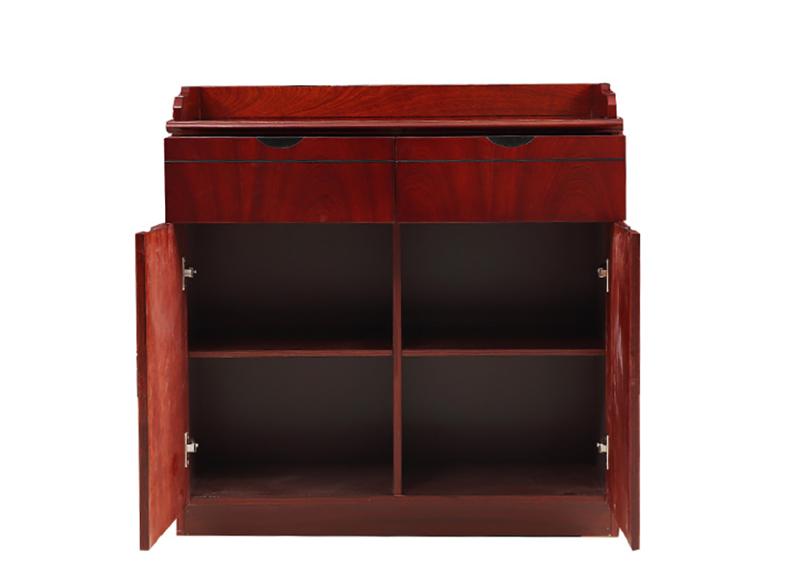 三金鑫 办公家具茶水柜餐边柜贴木皮油漆茶水柜其他人造板办公柜类低柜 餐边柜高清大图