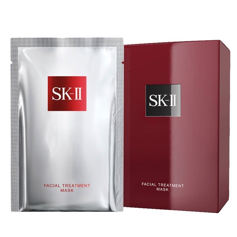 Sk-ii 修护青春敷面贴膜 Sk2前男友面膜10片 紧致淡皱 滋润营养 肌肤急救 In White