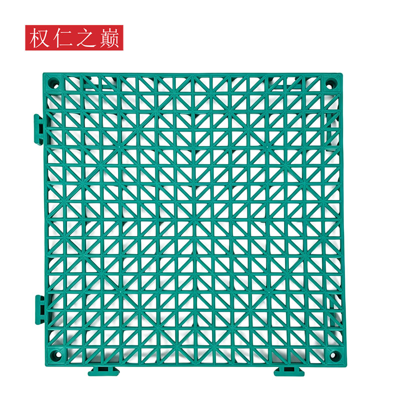 权仁之巅 防滑地垫 绿色 30×30cm 块高清大图