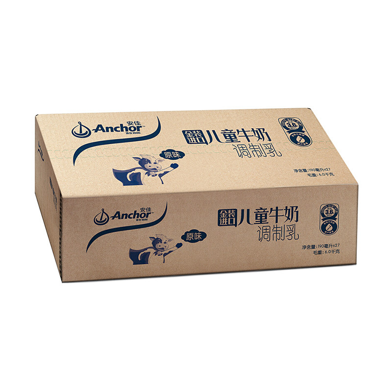 ( 金装) 安佳进口儿童牛奶27X190ml 家庭环保装