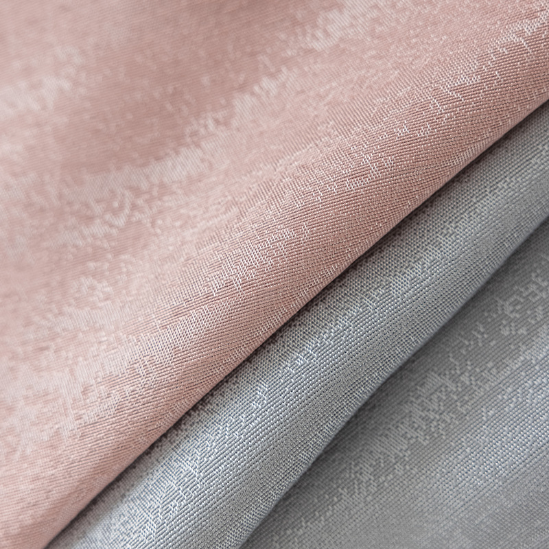 添福运 法式浪漫轻奢遮光窗帘北欧简约现代挂钩窗帘打孔窗帘飘窗客厅帘子遮阳布拼色儿童房奶油风窗帘轻奢卧室挂钩纯色窗帘高清大图