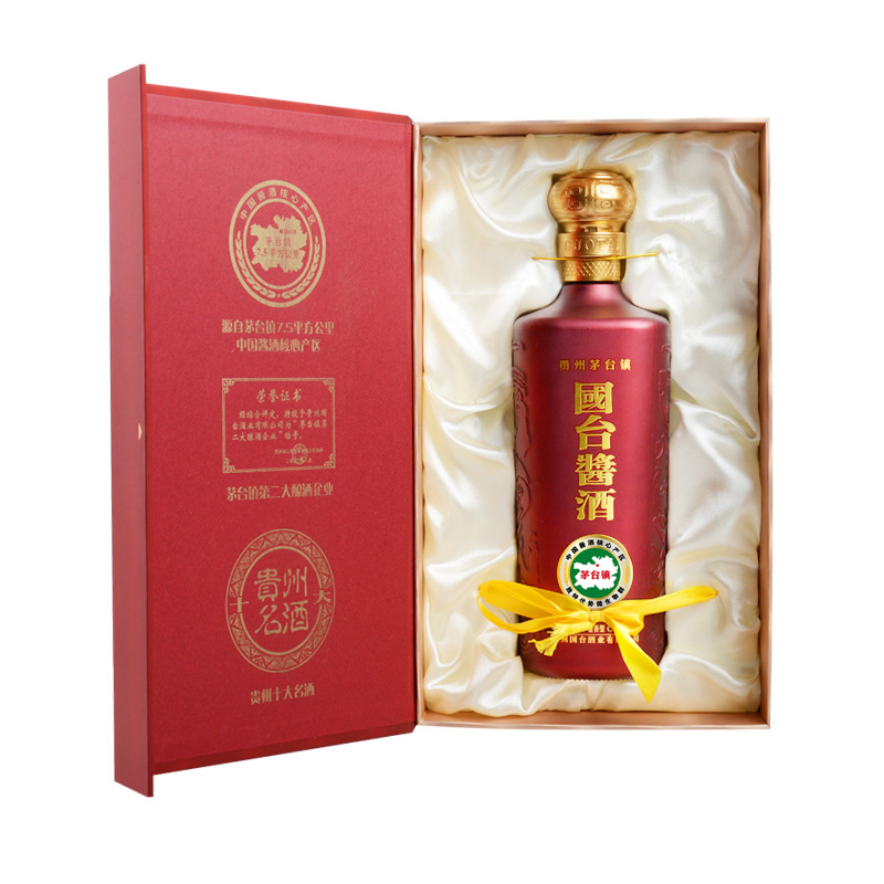 [自营运营]国台白酒 国台酱酒 1L单瓶装 53度酱香型白酒礼盒