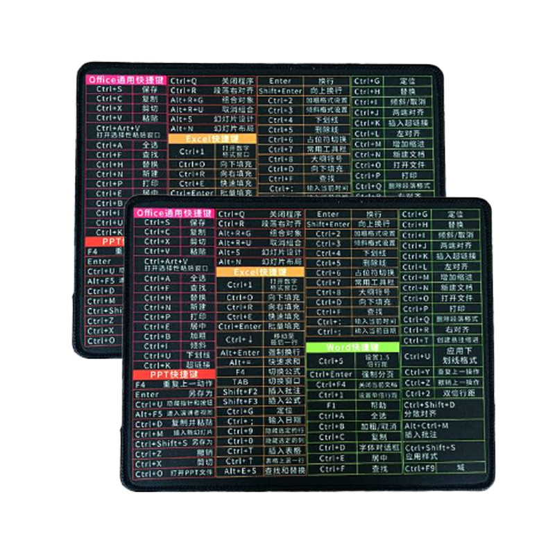 华世铭宇鼠标垫锁边加厚250*350mm*4mm/个高清大图
