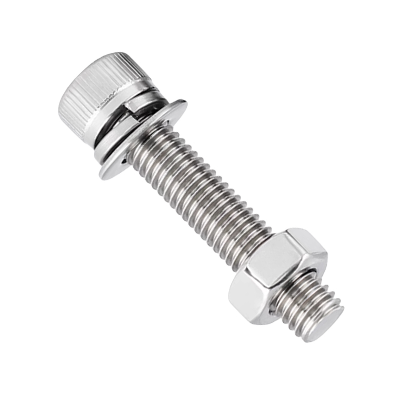 贝策 304不锈钢内六角螺栓 M12*110mm 套高清大图