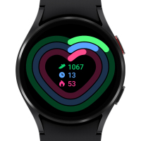 三星 SAMSUNG Galaxy Watch4 智能手表 Wear OS系统 蓝牙通话 40mm 陨石黑