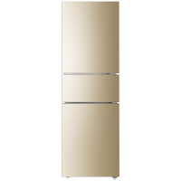 海尔(Haier) BCD-216WMPT 216升 冰箱 三门冰箱 风冷无霜 中门软冷冻 电冰箱家用三开门净味省电静音