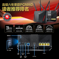 [手游利器|2900M双频全千兆]华硕(ASUS)RT-AC86U无线路由器低辐射/游戏路由/高速路由/支持AiMesh