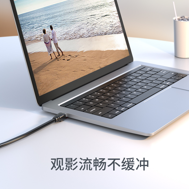 飞利浦八类网线家用万兆cat8电竞千兆光纤宽带电脑路由器线 3米 SWA19703