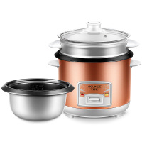 奥林格(AOLINGE)G-6老式电饭煲5L容量家用电饭锅3-4-5-6-7人大容量多功能带蒸笼铝合金内胆底盘加热