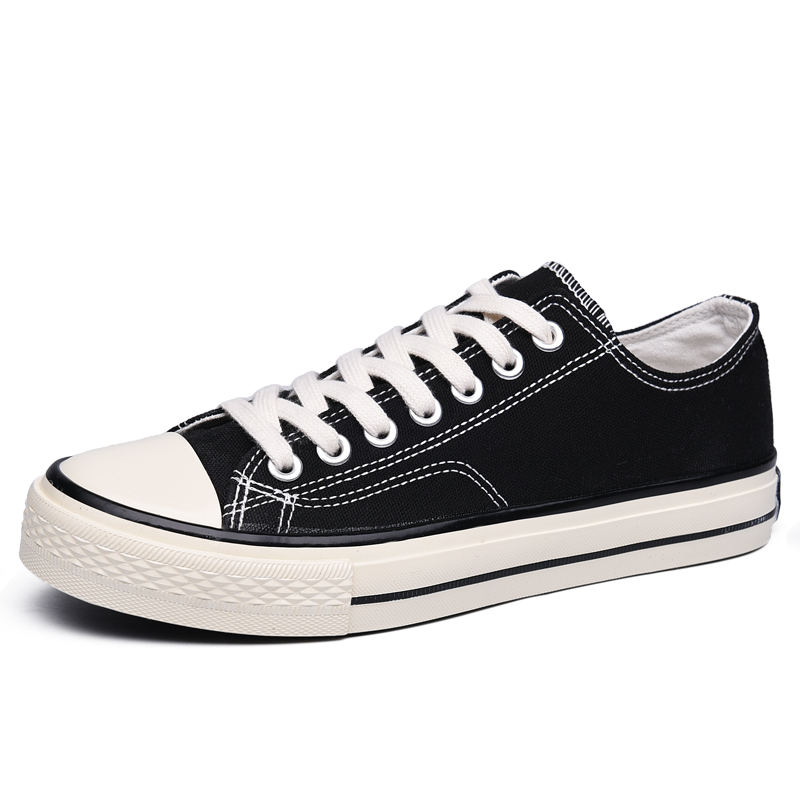 金猴2020新款休闲百搭时尚舒适帆布鞋男韩版潮流低帮系带男士休闲板鞋