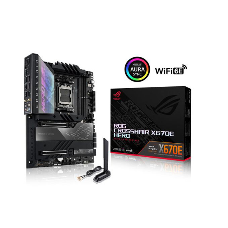华硕 玩家国度 ROG CROSSHAIR X670E HERO 主板 支持 CPU 7950X / 7900X (AMD X670E/socket AM5)