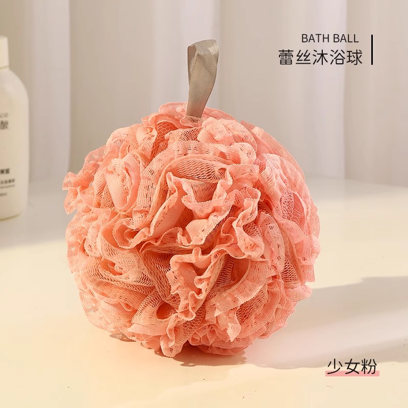沐浴球女超柔软高档不散洗澡男浴花球起泡泡浴搓澡球两用神器大柔高清大图
