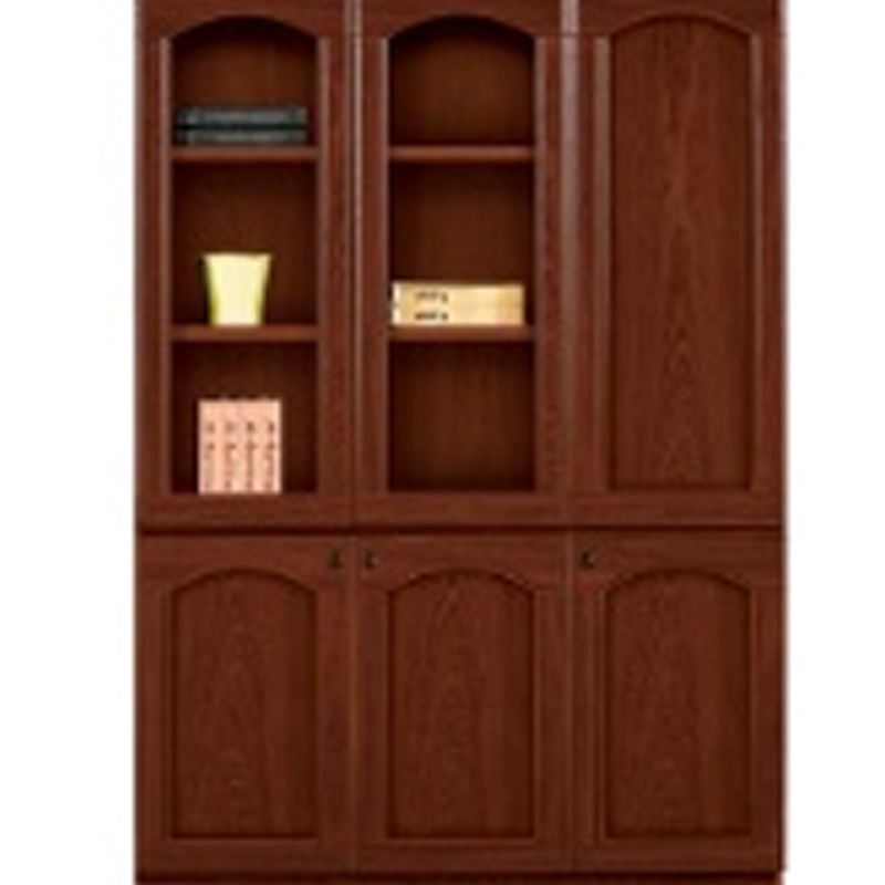 大央文件柜SM-383右 1350W*420D*2000H 书架落地置物架客厅家用靠墙收纳柜子储物柜办公室文件柜简易书高清大图