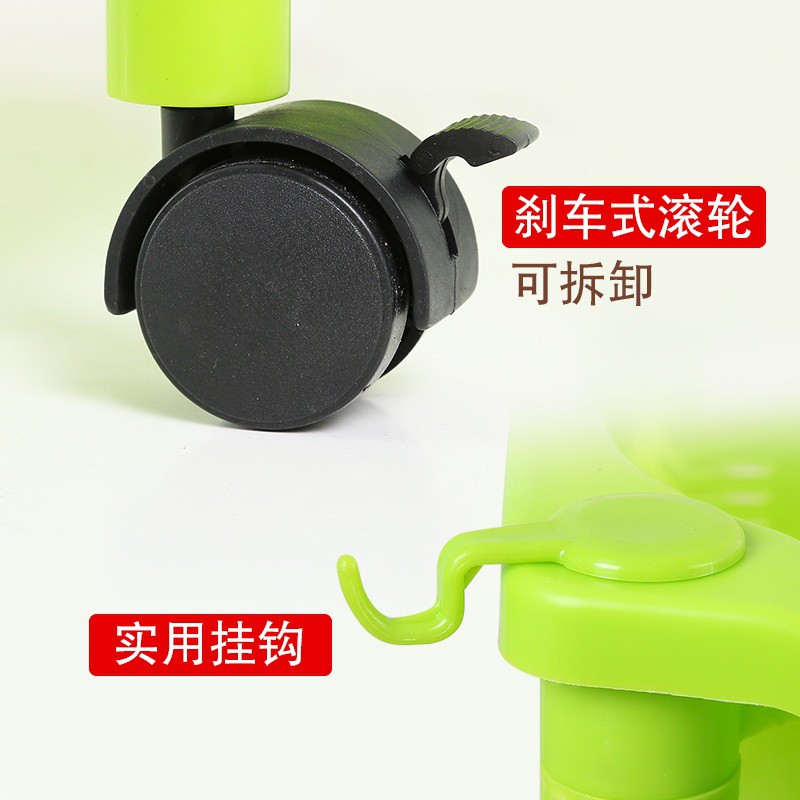 果蔬收纳筐厨房蔬菜置物架落地多层菜筐储物整理锅架放菜架菜篮子收纳层架 三维工匠高清大图