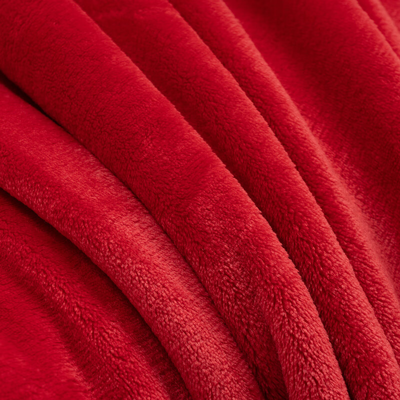 水星家纺DH满禧鸿福法兰绒毯150cm×200cm/条127831高清大图