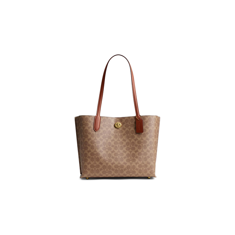 COACH 时尚潮流高颜值优雅单肩包简约大容量潮流气质手提包Willow Tote