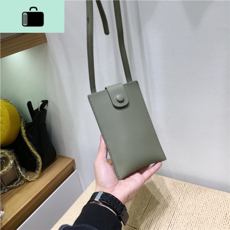 小脏柜 港风文艺单肩斜挎小包迷你卡包女时尚精致手机小包零钱包NEW LAKE 绿色