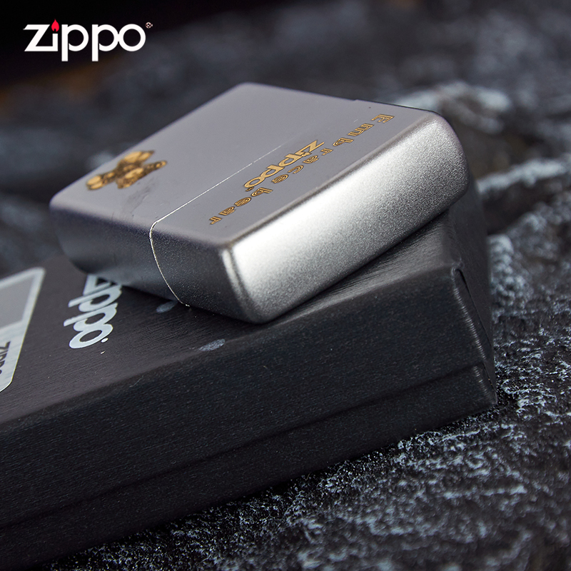 苏宁自营正版zippo打火机可爱童趣磨砂星光小熊抱抱熊zippo男友个性