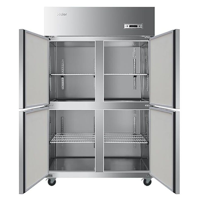 海尔(Haier)SL-1020C2D2不锈钢四门商用厨房冰箱冰柜双温冷藏冷冻饭店冷柜