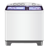 海鸥(HAIOU) XPB135-1352S 13公斤半自动 商用家用洗衣机 大容量 双铜线电机 钢化玻璃盖板（酒韵红）